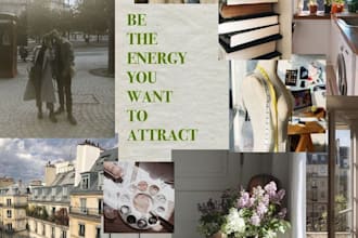 design a personalized vision board to manifest your goals