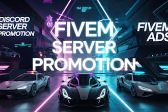 fivem server promotion, discord server promotion, fivem server ads