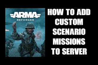 setup a dedicated arma 3 or reforger server with mission