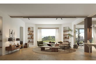 design your luxury villa interior with photorealistic 3d rendering
