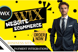 build wix ecommerce website, do bookings and payment integration, product upload