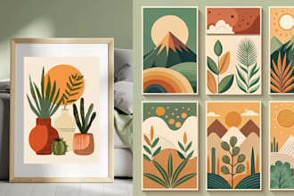 design aesthetic printable wall art for your home and etsy