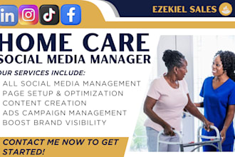 be your home care social media marketing manager and virtual assistant