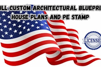 draw stamp architectural building plan structure engineer floor plan for permit
