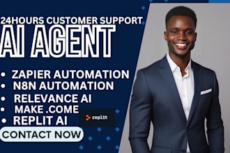 integrate n8n automation zapier crew ai relevance ai and be replit assistance