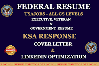 do federal resume writing, ksa and epa for government executives and veterans