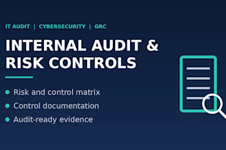 do internal audit  risk control documentation