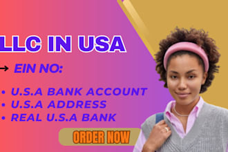 do US bank account creation, llcbank account, US debit card, US llc bank account