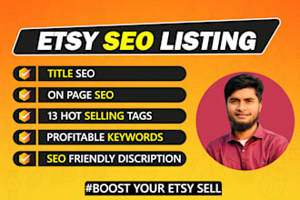 do etsy SEO for etsy product listings to top rank and boost your sales