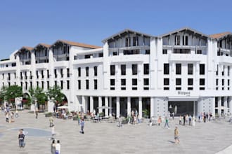 deliver cgi video, 3d environment, outdoor turf, interior rendering, urban map