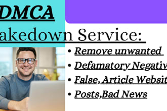 remove mugshots, delete negative links, erase bad articles, false news in google