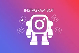develop automated tiktok bot, live streaming bot, instagram api bot, twitter bot