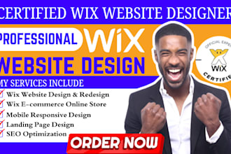 design modern wix website redesign wix website design wix studio website wix seo
