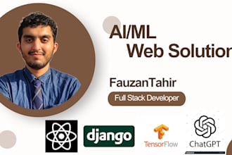 build ai ml powered website