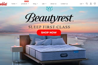 design profitable bed shopify pillow store blanket website bedsheet store