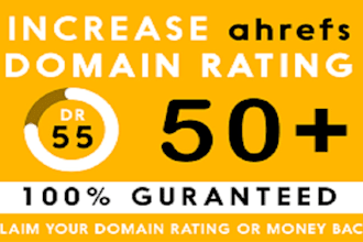 increase semrush authority score from any point  to 50 fast