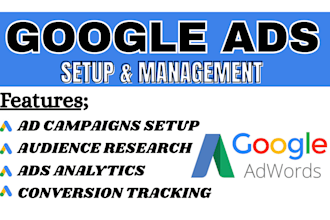 setup and manage your google ads PPC campaign for maximum ROI