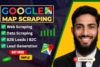 do google map scraping, data scraping, web scraping for b2b lead generation