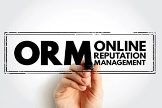 do online reputation management, reverse seo and suppress negative links ORM