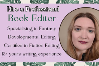 provide a developmental edit of your fantasy novel
