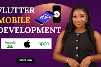 do ios app, android app development as flutter developer, mobile app developer