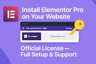 install elementor pro license and activate full building