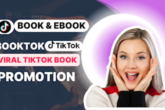 do viral book promotion ebook booktok tiktok video amazon kdp ebook advertising