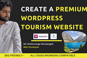 build a professional tourism wordpress website