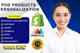create premium teeinblue, customily, zakeke, kickflip and zepto designs