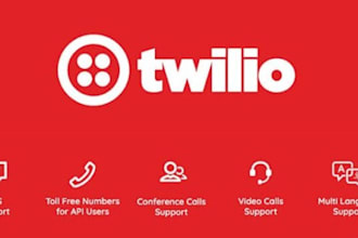 create SMS gateway app, bulk sms, twilio api integration, twilio bot