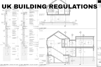 create architectural, building regulation drawings and structural 3d visuals