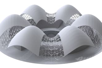 create 3d architecture model rhino, grasshopper with parametric