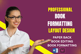 do book typesetting, book formatting, book layout design, canva book design