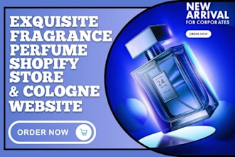 build luxury fragrance shopify store perfume store cologne skincare website