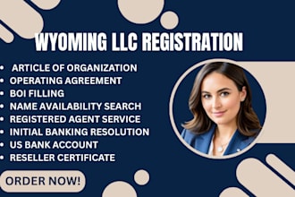 register your wyoming llc ein llc formation bank account creation