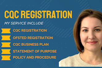 do cqc, ofsted registration, tender writing, business plan, mock inspection