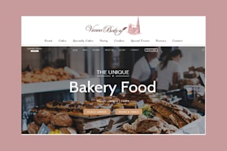 design pastries shopify store bakery store pastries website bakery website