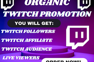 promote your twitch youtube live stream to bring subs viewers organically