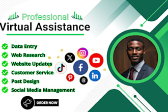 administrative assistant virtual assistant personal assistant customer support