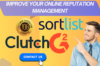 improve your online reputation management ORM on g2 shortlist clutch for trust