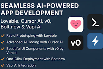 integrate lovable, vapi ai, cursor ai, v0 and bolt new for seamless ai solutions