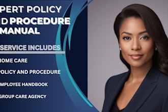 write home health care policy and procedure manual, grouphome, employee handbook