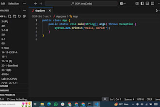 tutor you to code in java programming