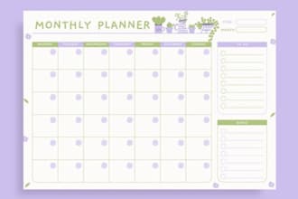create a printable and digital planner for business  schedules