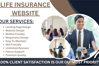 design life insurance website life insurance landing page life insurance leads