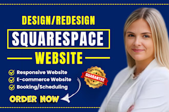 build squarespace website development, redesign squarespace website design