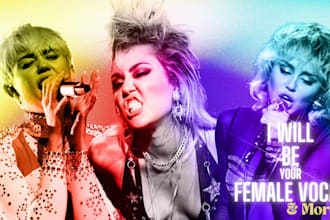 be your female rock singer, metal vocalist, songwriter