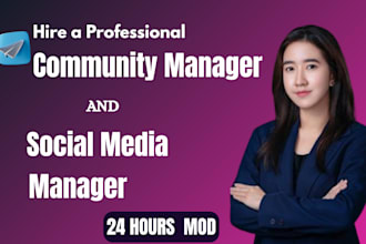 be crypto telegram community moderator or admin discord manager with 20 chatters