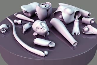 modify action figure, fix joint, 3d articulation,3d miniature, resin 3d printing