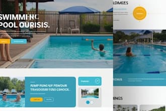 build pool construction website swimming pool website pool contractor website